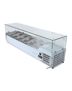 Вітрина холодильна для топінгу GoodFood GF-VRX1400/330-H6C L