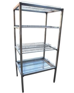 Стелаж 1800*325*1800мм (2 полиці-тарелка, 2 полиці-стакан) Tehma